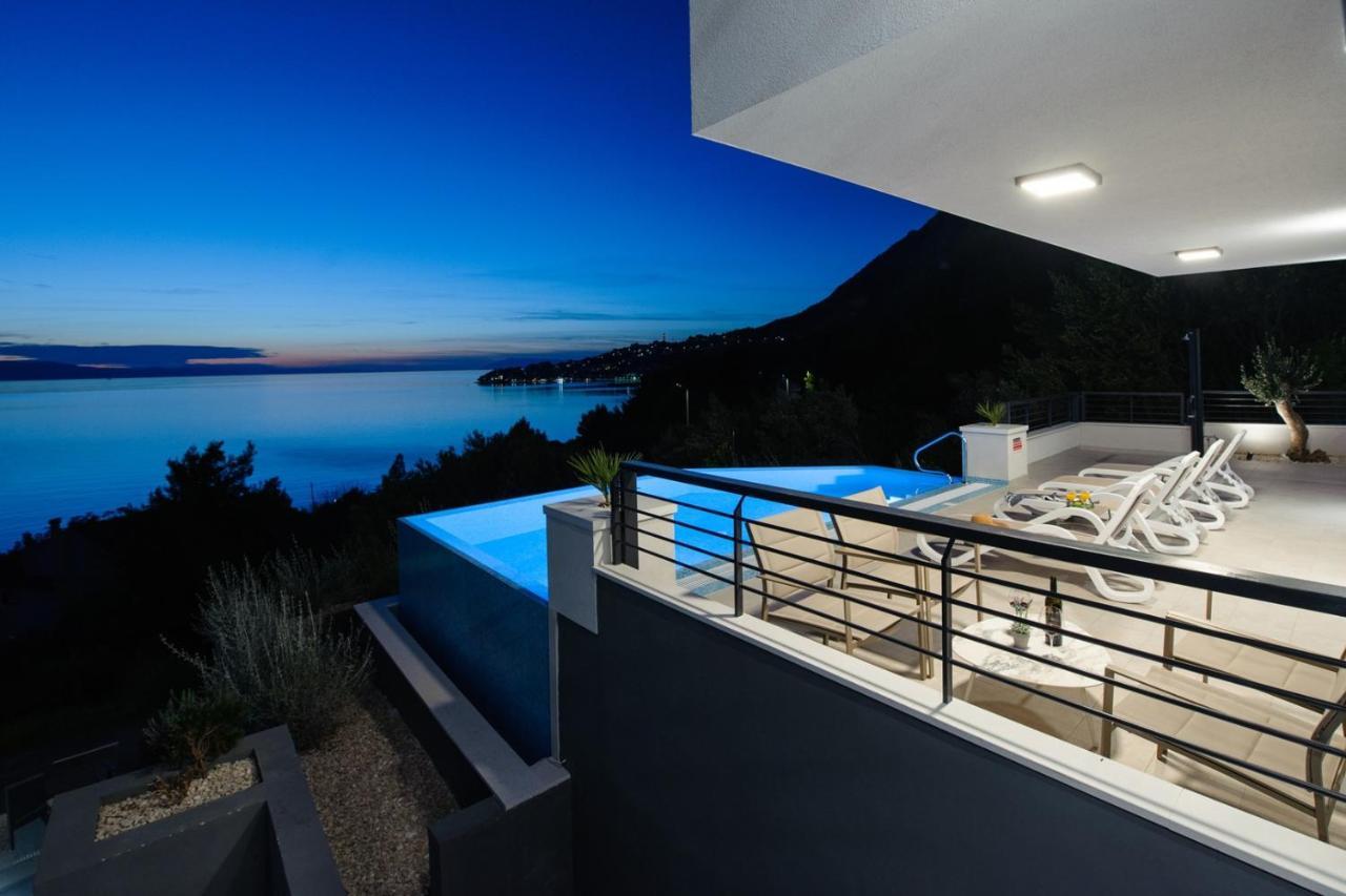 זיווגוסצה Villa Leona A Luxury Villa Near Makarska, Heated Pool חדר תמונה