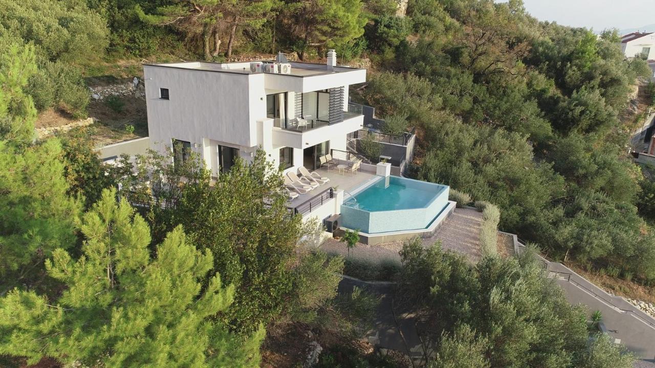 זיווגוסצה Villa Leona A Luxury Villa Near Makarska, Heated Pool חדר תמונה