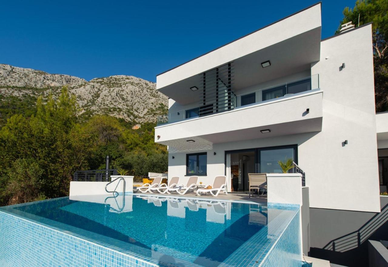 זיווגוסצה Villa Leona A Luxury Villa Near Makarska, Heated Pool מראה חיצוני תמונה